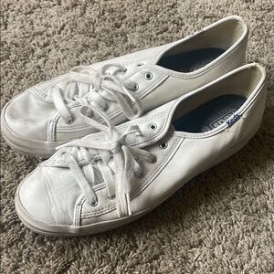 Keds Women's Classic White Vegan Leather Shoes